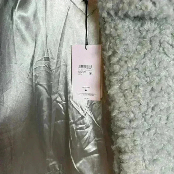 NWT! UGG WOMEN'S MAEVE SHERPA JACKET IN SIDEWALK COLOR L - Picture 6 of 16